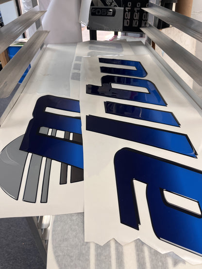 1996-1999 Malibu with Sun Domed Boat Decal, Factory Decal Matched Colors