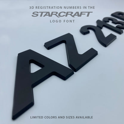 Starcraft 3D Emblem Registration