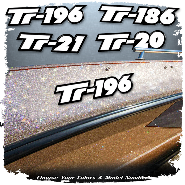 Triton Boats Model Domed Boat Decal, any model – Domed Numbers