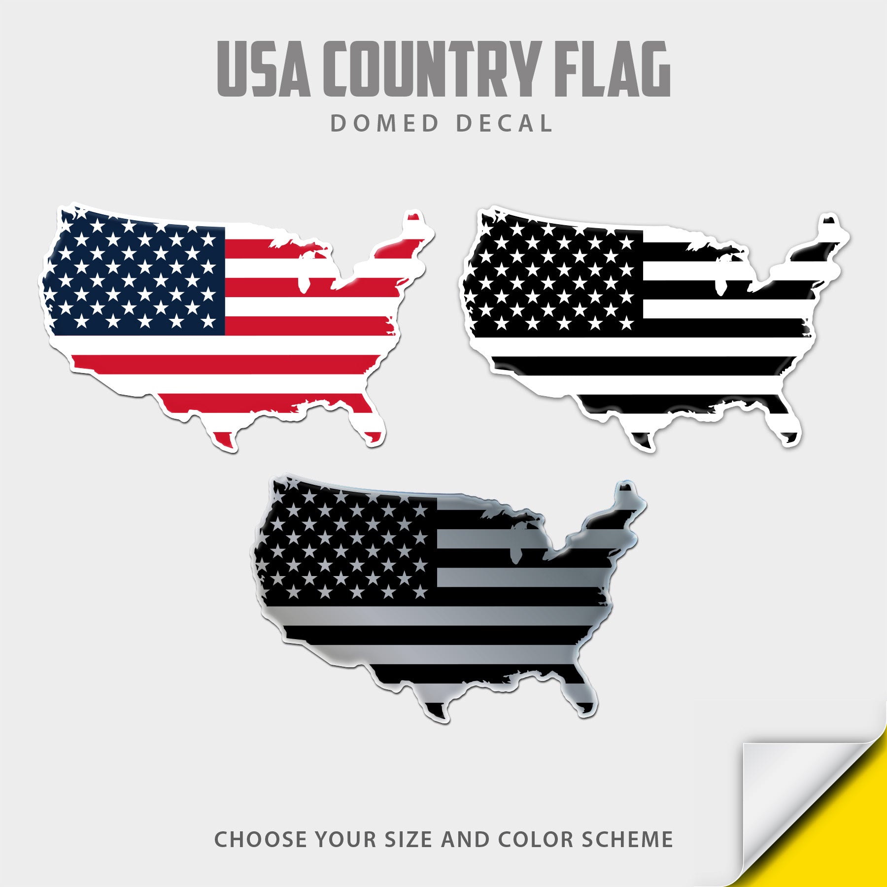 This Land is Our Land Domed Decal