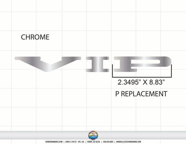 VIP Logo Chrome