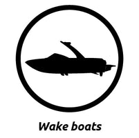 Custom Wake Boat Decals by Domed Numbers