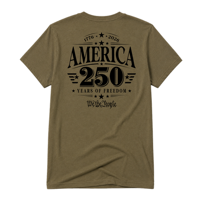 We the People 250, Adult Unisex Short Sleeve Tee