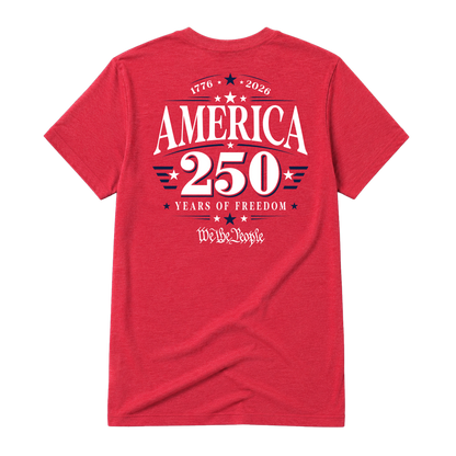 We the People 250, Adult Unisex Short Sleeve Tee