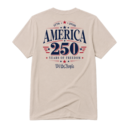 We the People 250, Adult Unisex Short Sleeve Tee