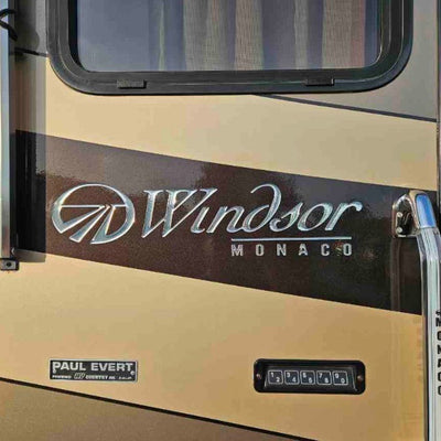 Windsor Monaco RV Decal Replacement by Domed Numbers
