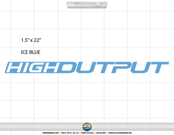 Yamaha High Output
