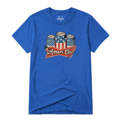 Ameri Can, Adult Unisex Short Sleeve Tee