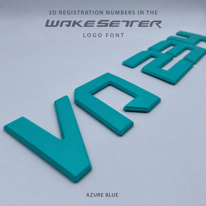Malibu Wakesetter 3D Emblem Registration