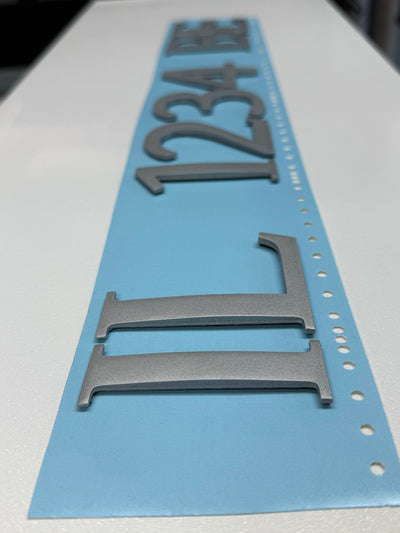 Bennington Boat Emblem Matched Registration by Domed Numbers
