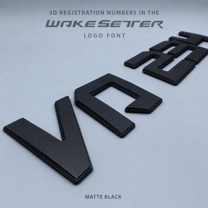 Malibu Wakesetter 3D Emblem Registration