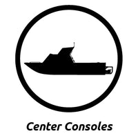 Custom Center Console Boat Decals by Domed Numbers