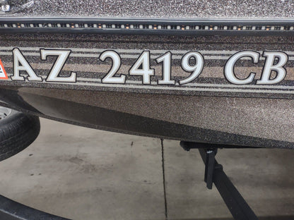 Champion Boats registration by Domed Numbers