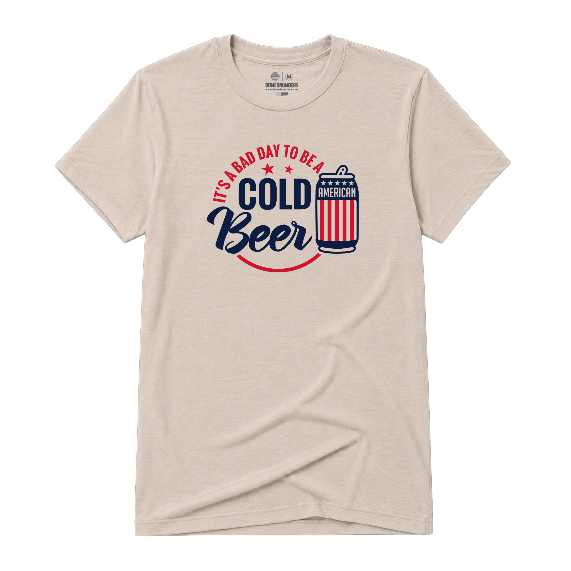 Bad Day Cold Beer, Adult Unisex Short Sleeve Tee