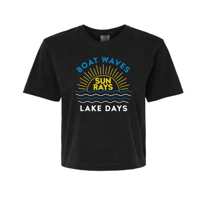 Waves Rays & Days, Women’s Heavyweight Boxy Tee
