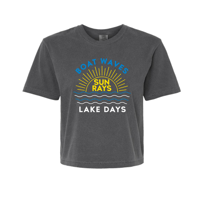 Waves Rays & Days, Women’s Heavyweight Boxy Tee