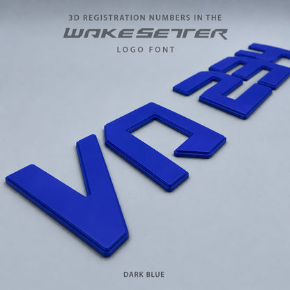 Malibu Wakesetter 3D Emblem Registration