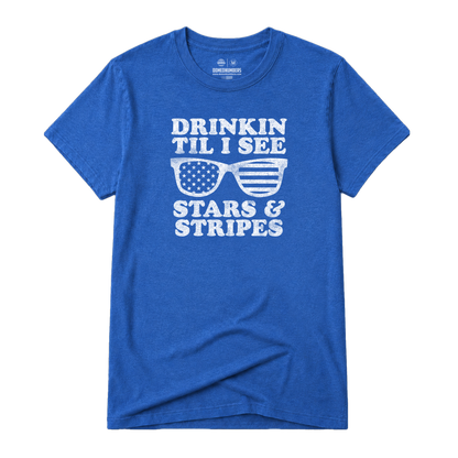 Drink Til I See, Adult Unisex Short Sleeve Tee