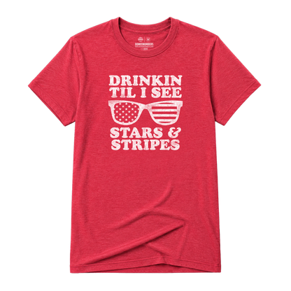 Drink Til I See, Adult Unisex Short Sleeve Tee