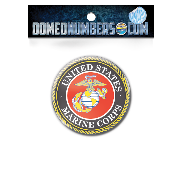 United States Marine Corps Domed Decal