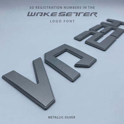 Malibu Wakesetter 3D Emblem Registration