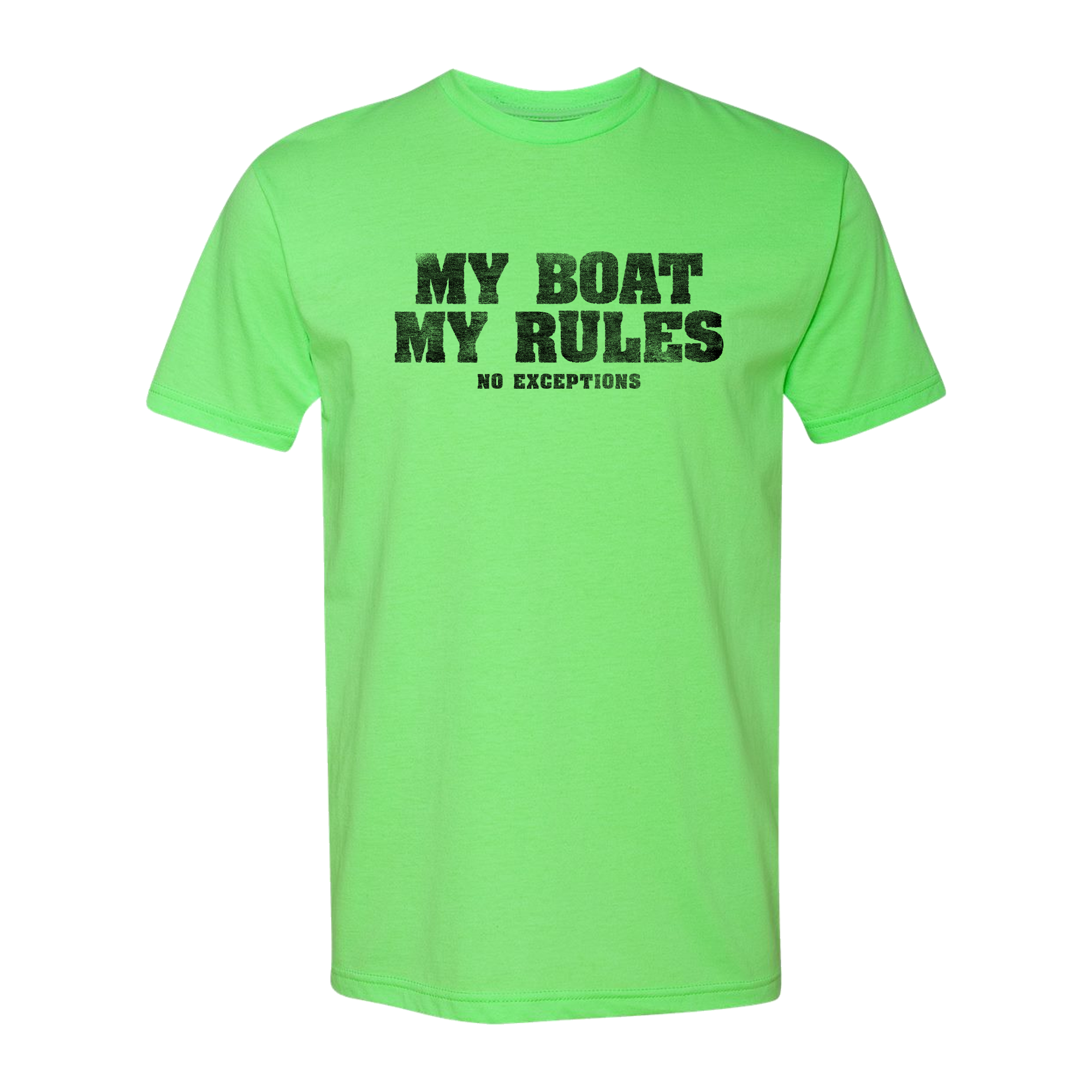 My Boat My Rules, Adult Unisex Short Sleeve Tee