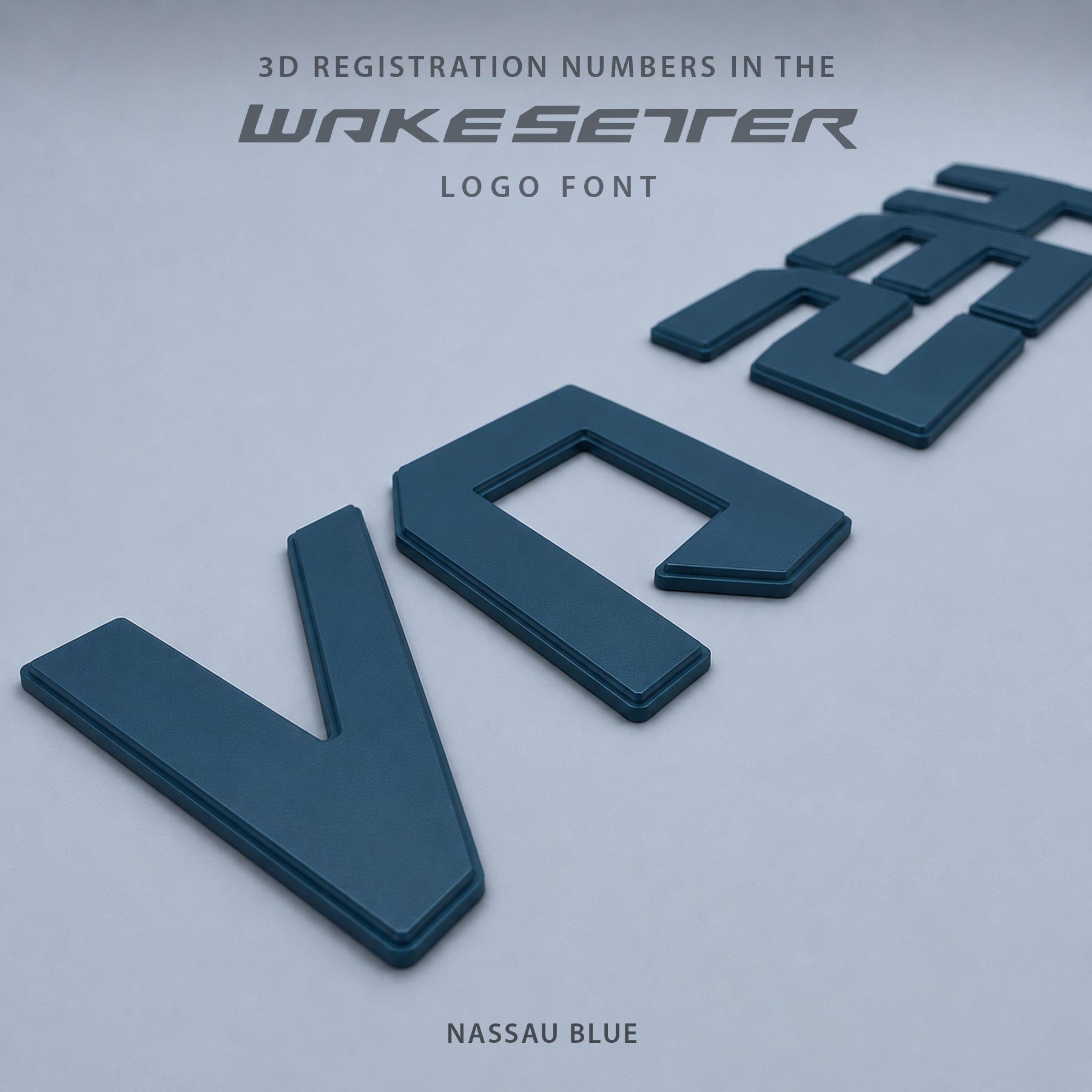 Malibu Wakesetter 3D Emblem Registration