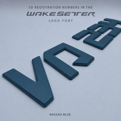 Malibu Wakesetter 3D Emblem Registration