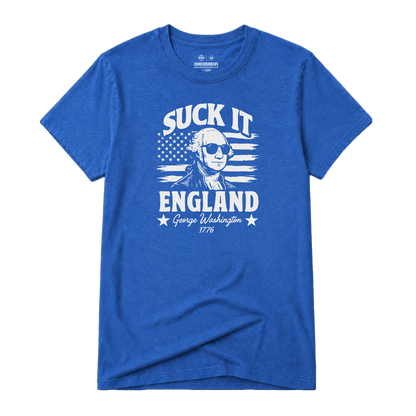 Suck It England, Adult Unisex Short Sleeve Tee