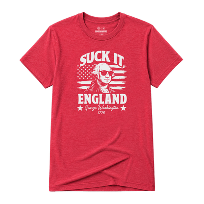 Suck It England, Adult Unisex Short Sleeve Tee