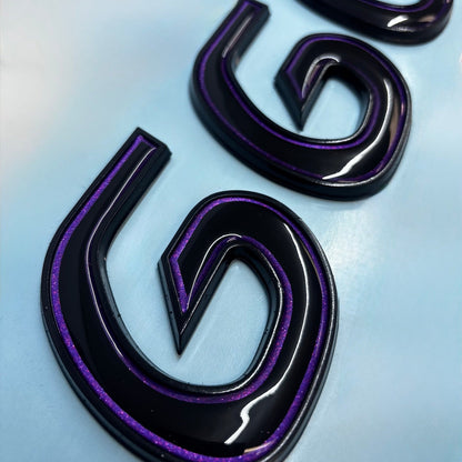 Supra Boats 3D Emblem with Domed Overlay registration by Domed Numbers