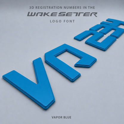 Malibu Wakesetter 3D Emblem Registration