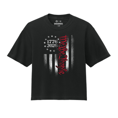 We the People Flag, Women’s Heavyweight Boxy Tee