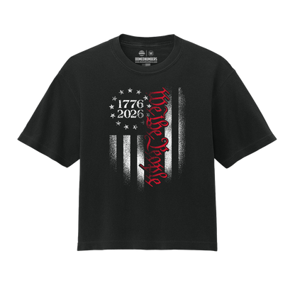 We the People Flag, Women’s Heavyweight Boxy Tee