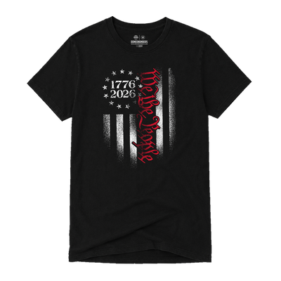 We the People Flag, Adult Unisex Short Sleeve Tee