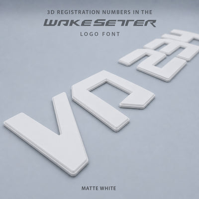 Malibu Wakesetter 3D Emblem Registration