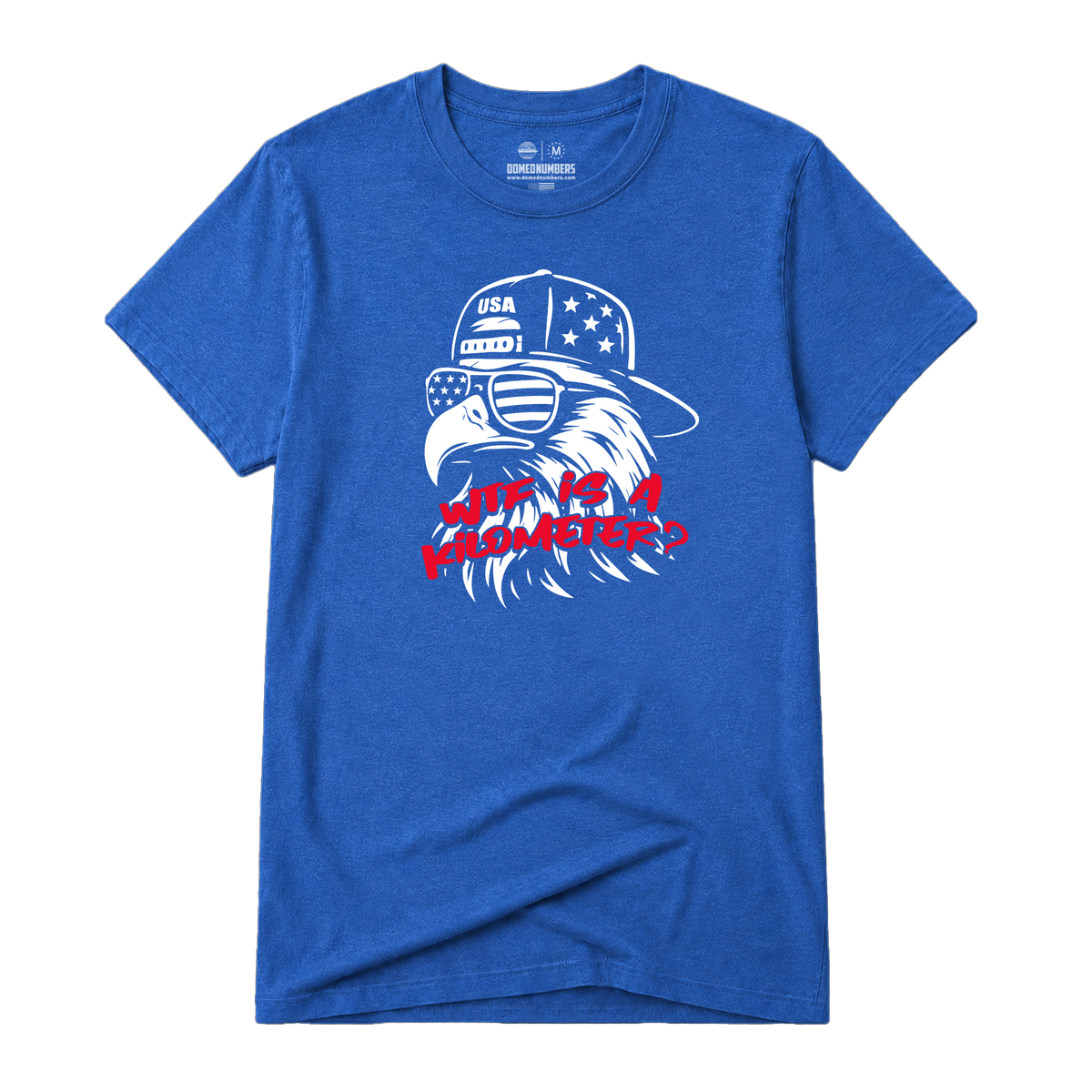 WTF is a Kilometer Unisex Short Sleeve Tee | Domed Numbers