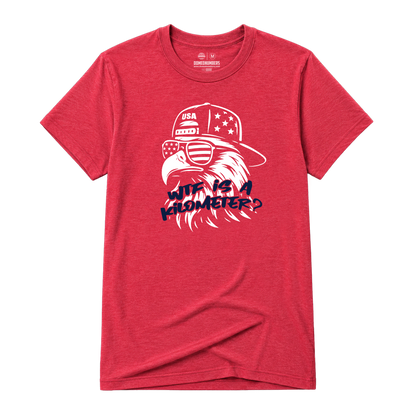 WTF is a Kilometer, Adult Unisex Short Sleeve Tee