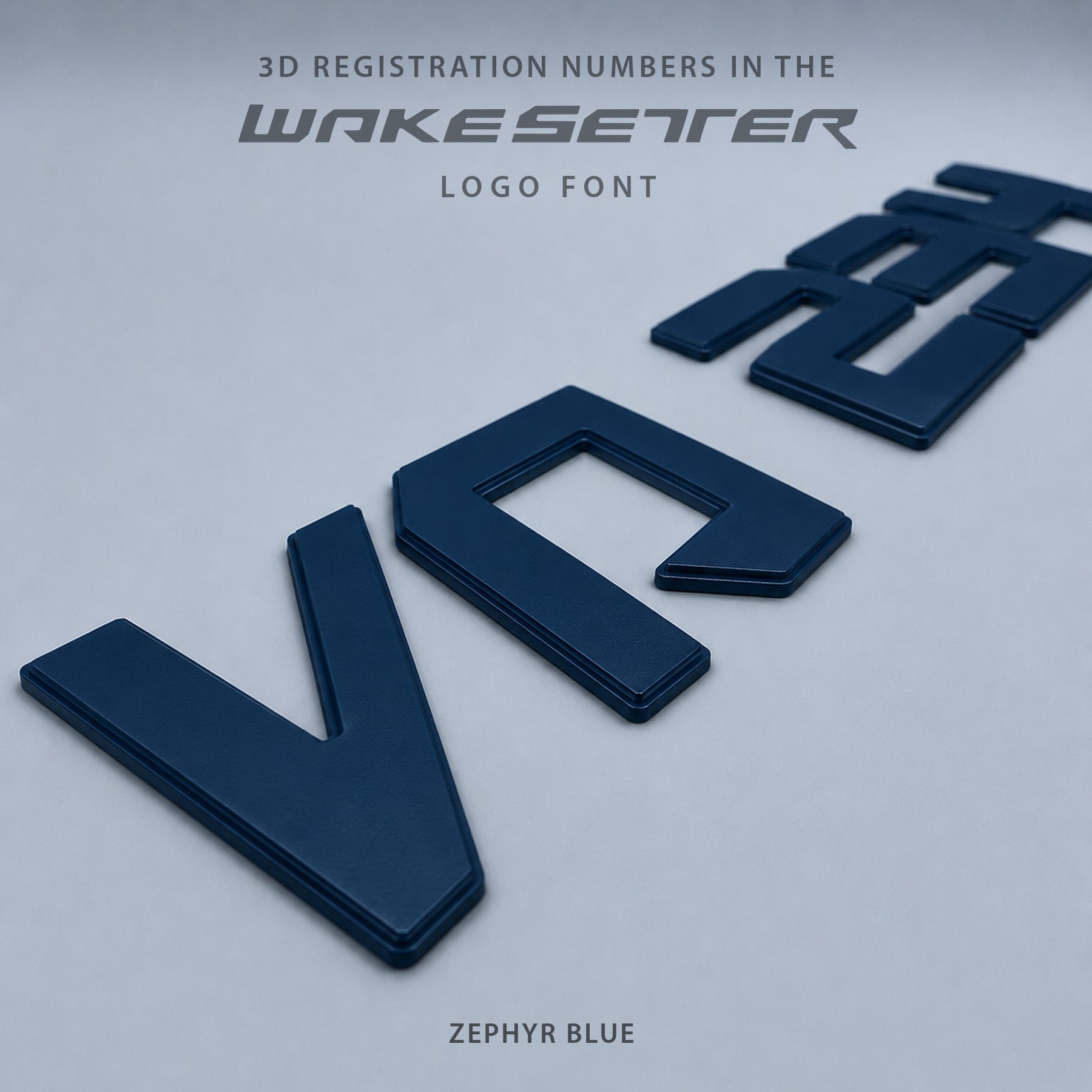 Malibu Wakesetter 3D Emblem Registration