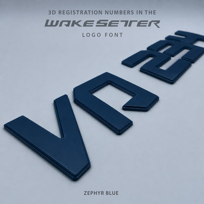 Malibu Wakesetter 3D Emblem Registration